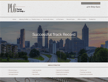 Tablet Screenshot of pearsonlawgroup.com